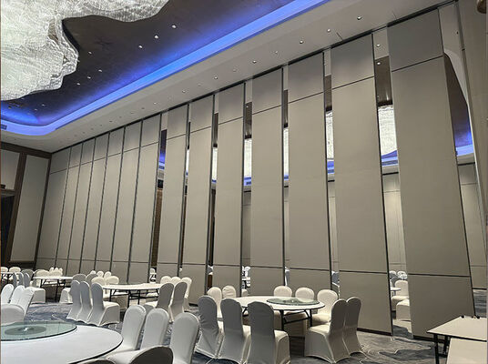 Good price Custom Dimensions Exhibition Partition Walls with High Pressure Laminate Board and 304 Stainless Steel Rollers online